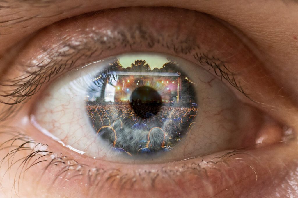 Die Außenwelt im Auge