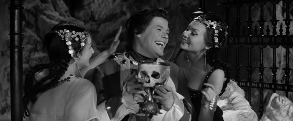 Zbigniew Cybulski,  Iga Cembrzyńska und Joanna Jędryka in Die Handschrift von Saragossa