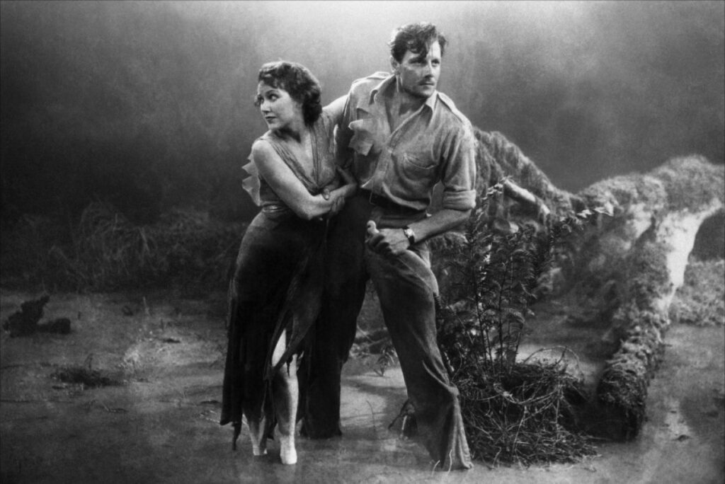 Joel McCrea und Fay Wray auf der Flucht in Graf Zaroff - Genie des Bösen | RKO Pictures