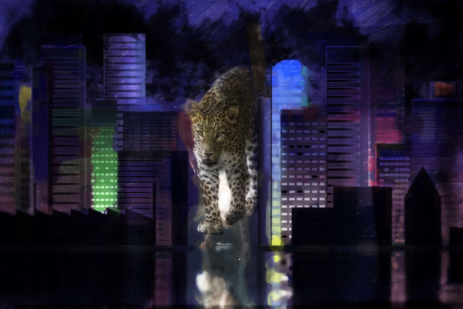 At Night: Coverbild für das Buch "Strange New Worlds" | © rabirius